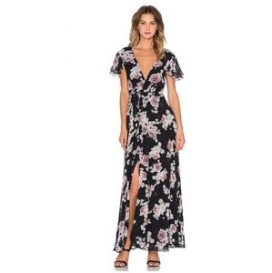 Rosa Flora Maxi Dress